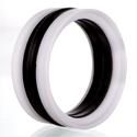 Уплотнительное кольцо для моноблочных поршней нитрильный каучукСПОМ